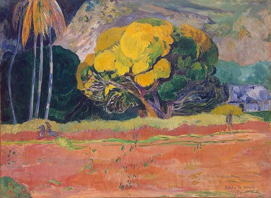 Paul Gauguin At the Foot of a Mountain France oil painting art